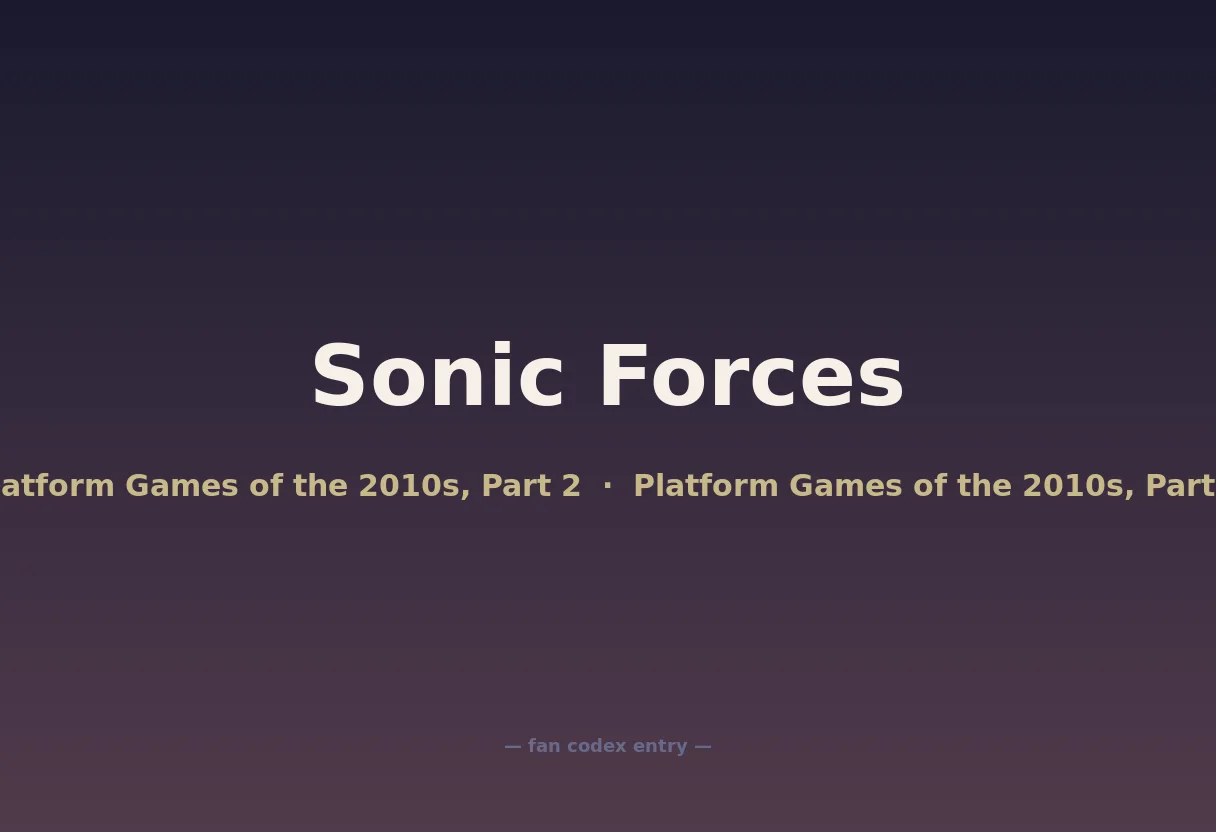 Sonic Forces