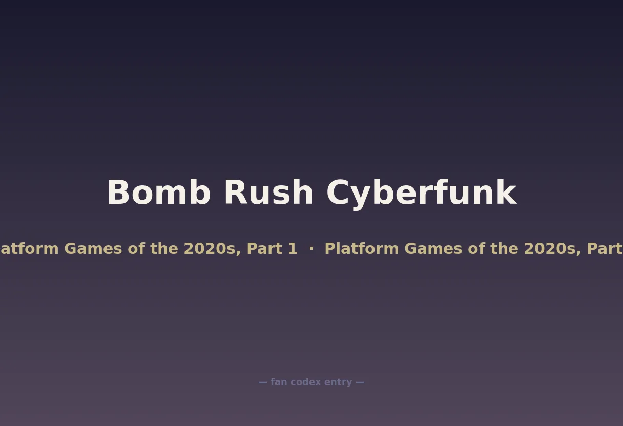 Bomb Rush Cyberfunk