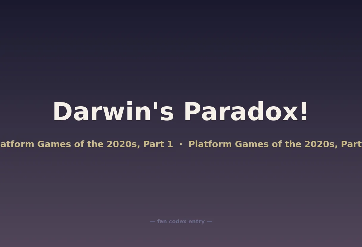 Darwin's Paradox!