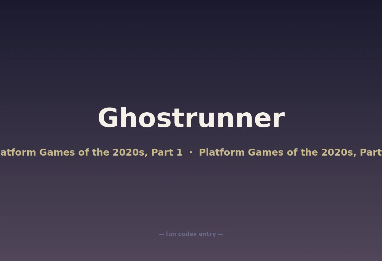 Ghostrunner
