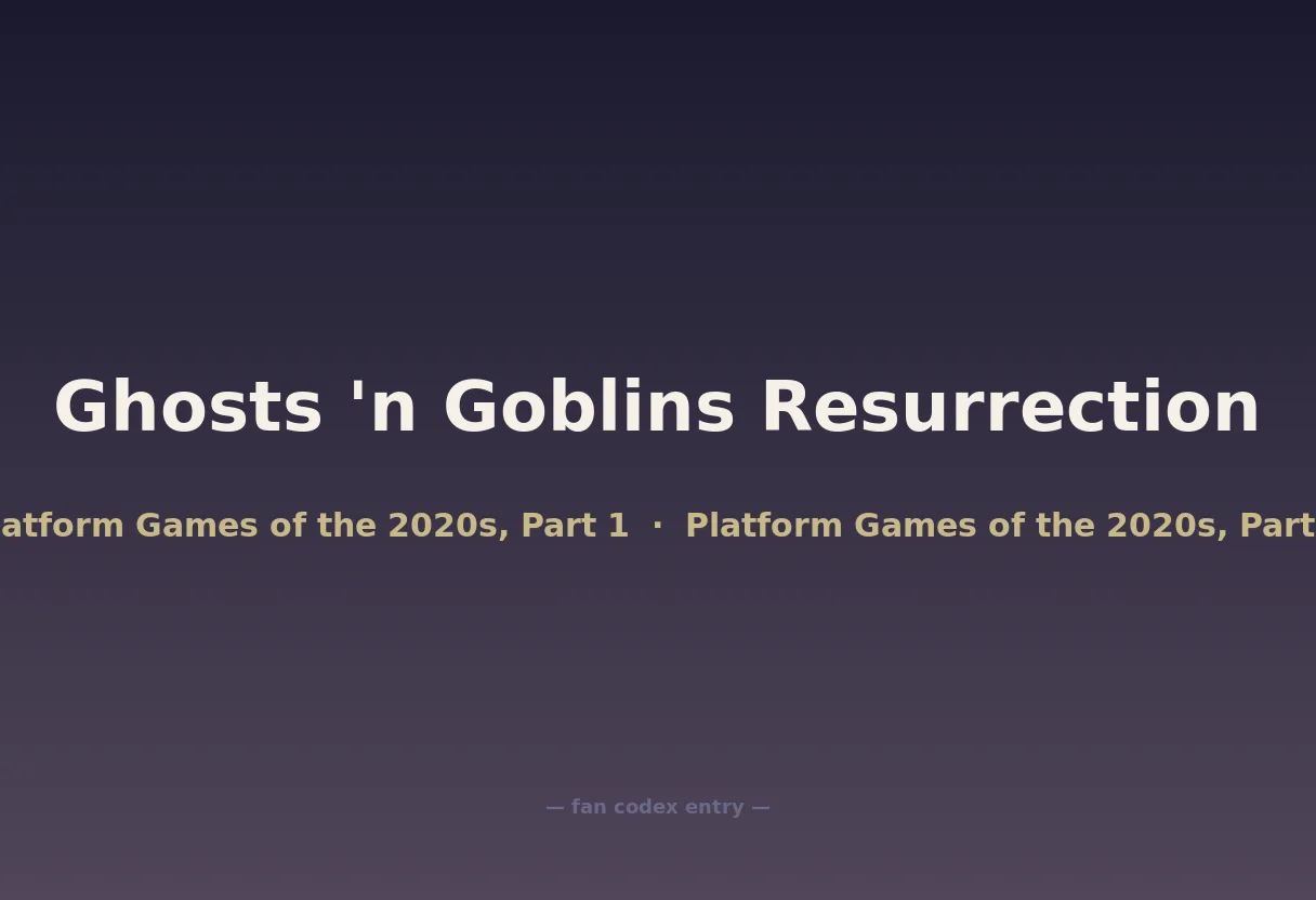 Ghosts 'n Goblins Resurrection