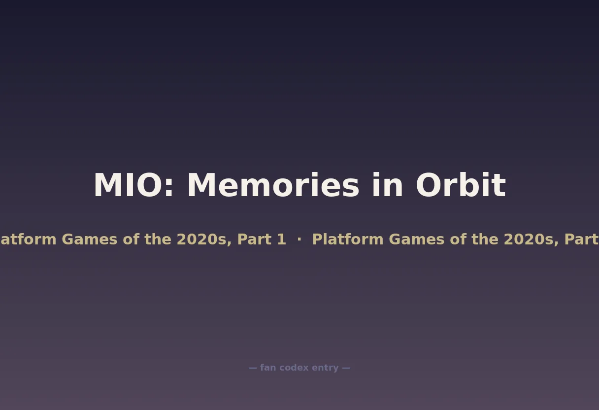 MIO: Memories in Orbit