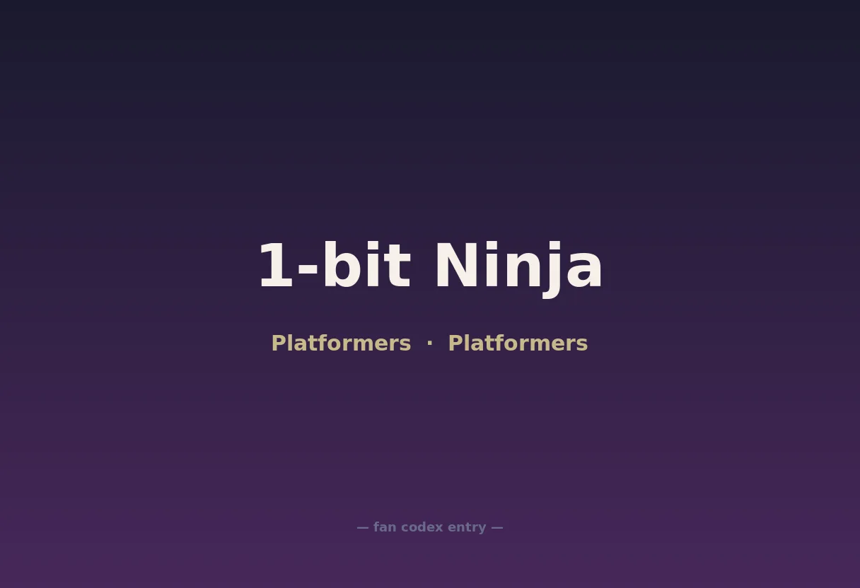 1-bit Ninja