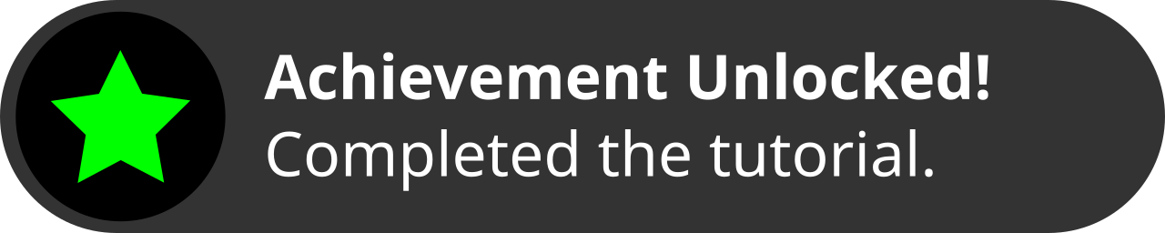 Achievement Unlocked