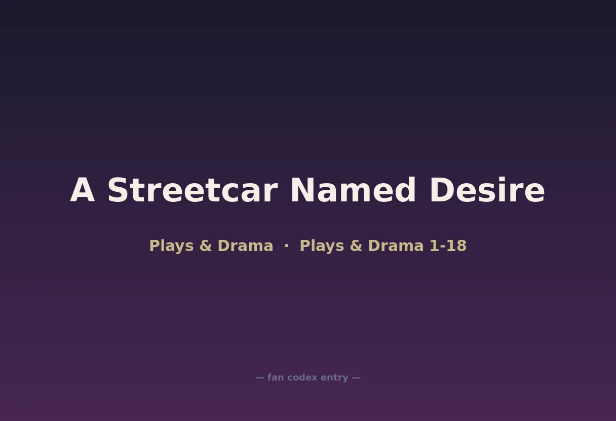 A Streetcar Named Desire