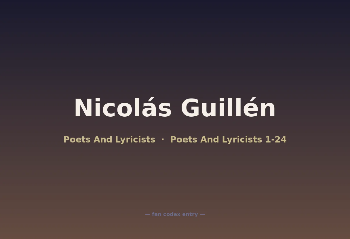 Nicolás Guillén