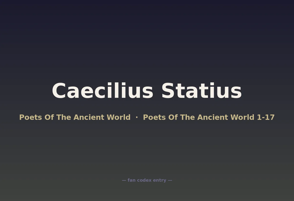 Caecilius Statius