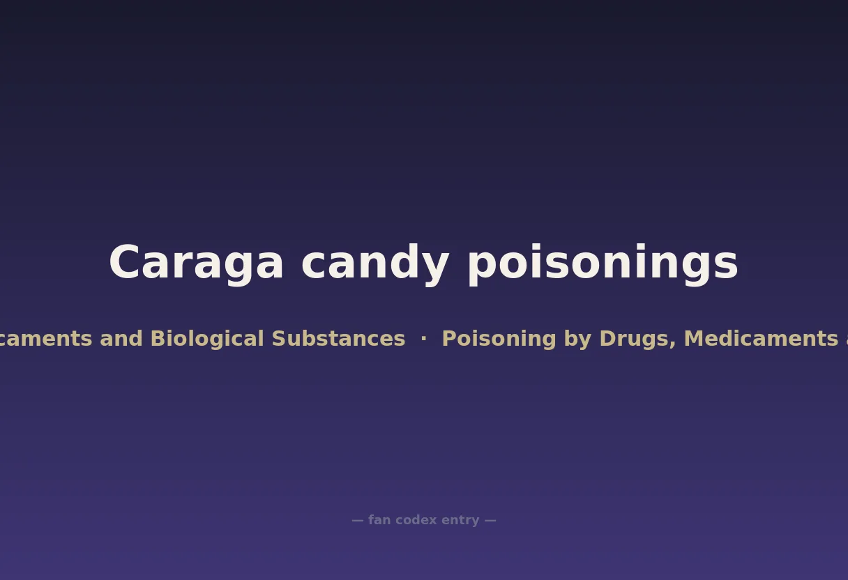 Caraga candy poisonings