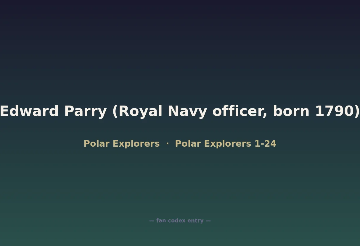 Edward Parry (Royal Navy officer, born 1790)