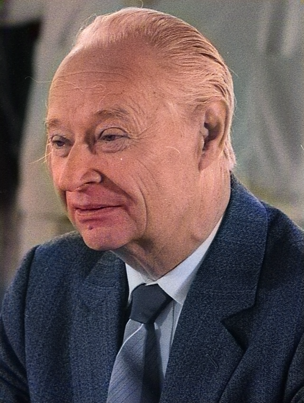 Alexander Dubček, 1990 (color)