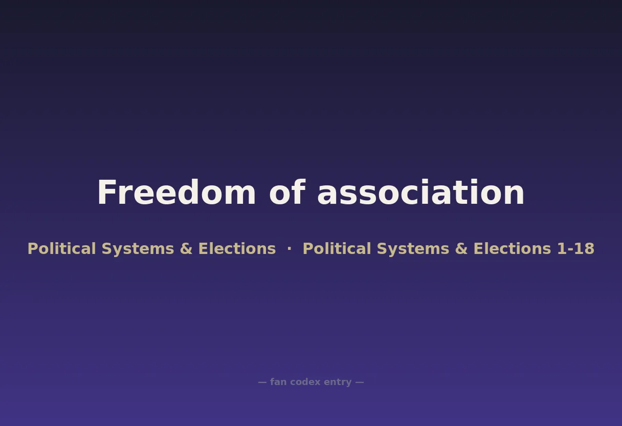 Freedom of association