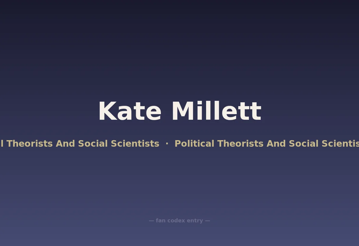 Kate Millett