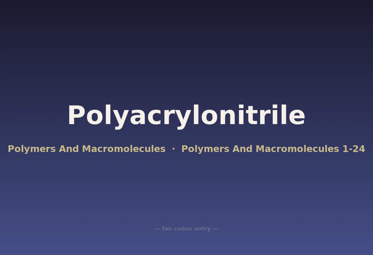 Polyacrylonitrile