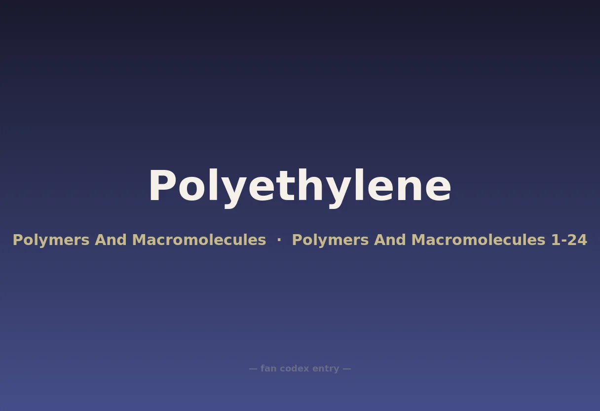 Polyethylene