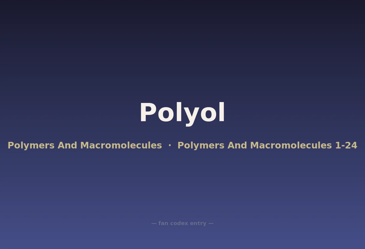 Polyol