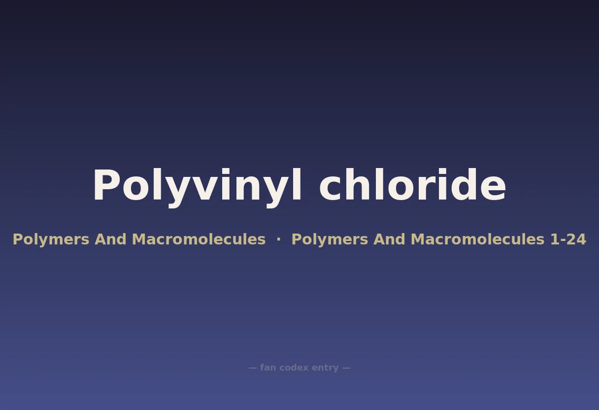 Polyvinyl chloride