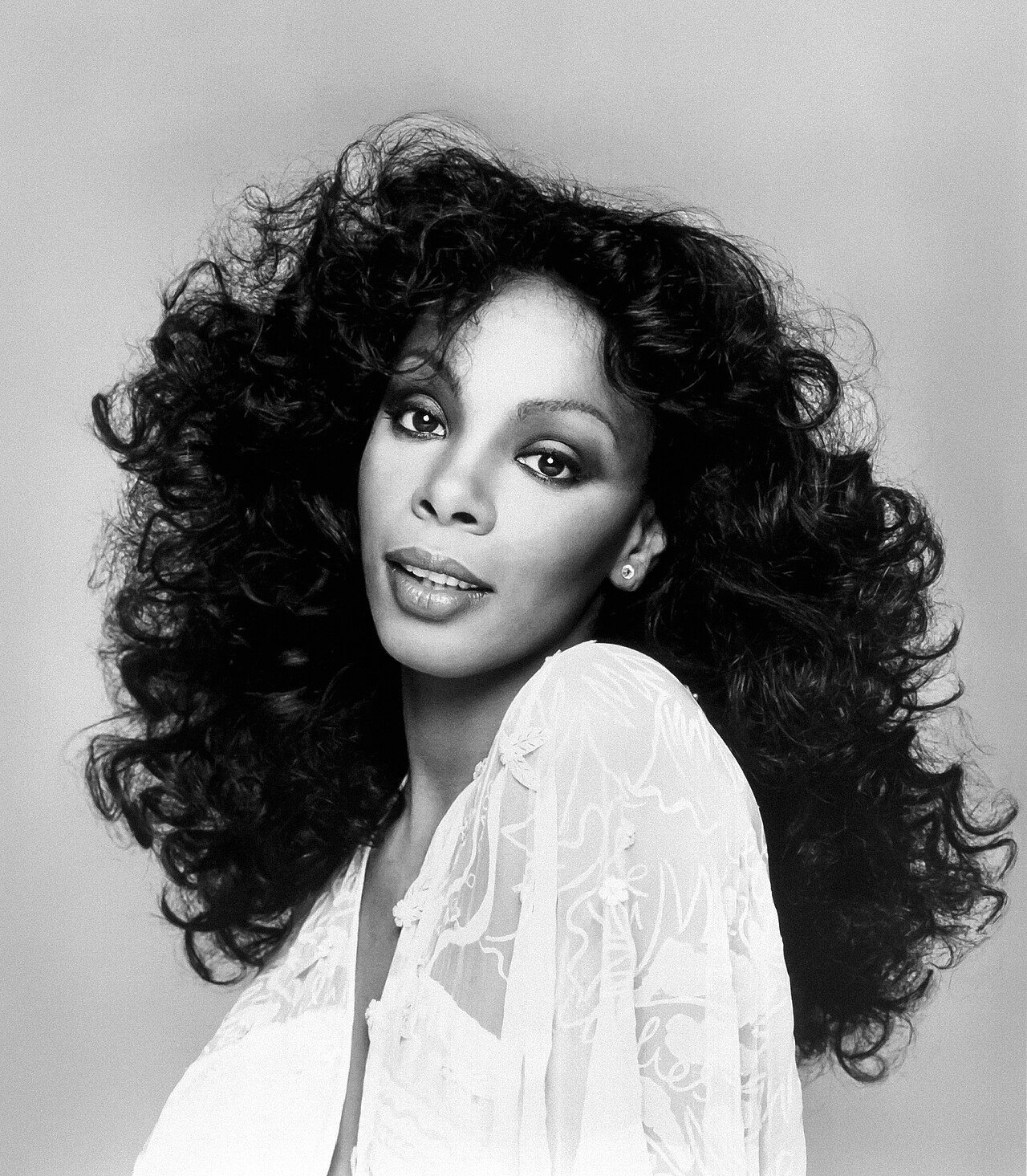 Donna Summer (1977 Casablanca publicity headshot)