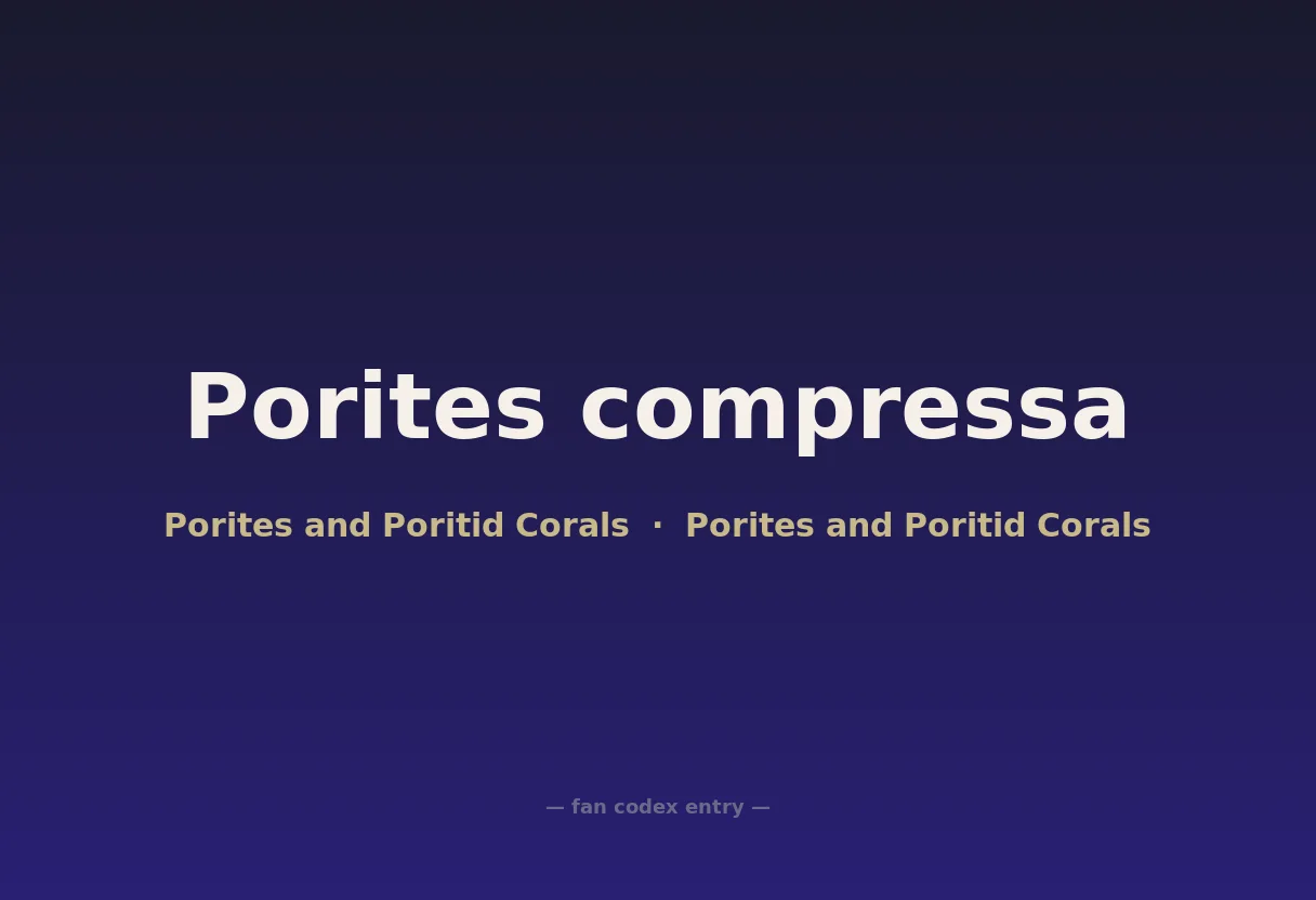 Porites compressa
