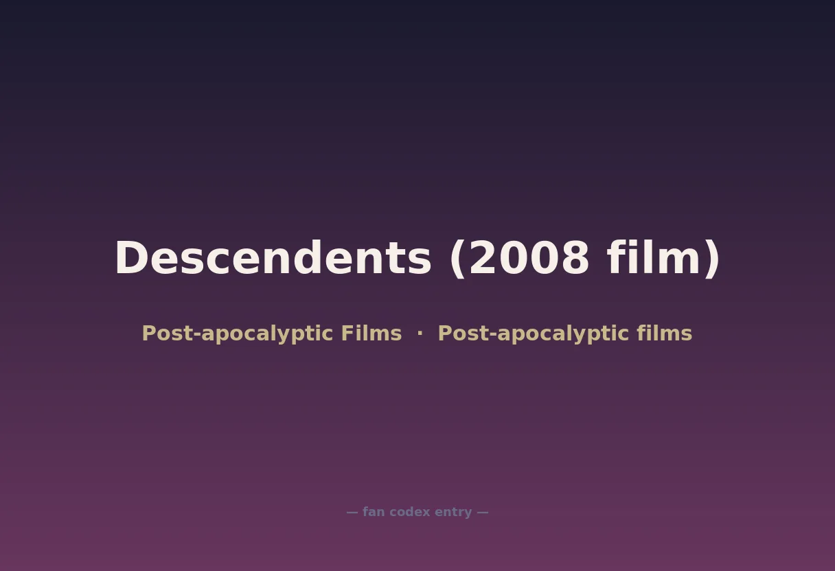 Descendents (2008 film)