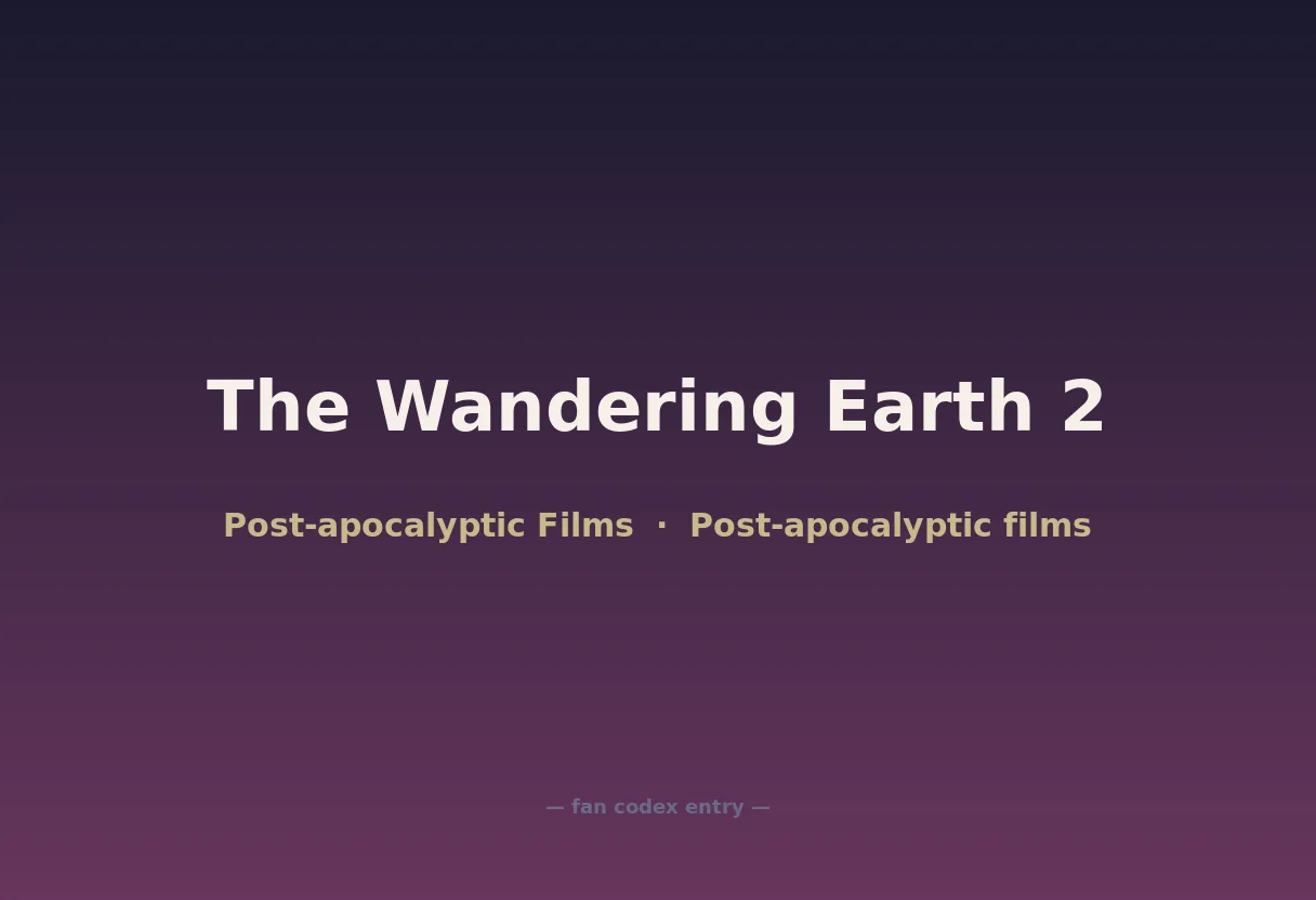 The Wandering Earth 2