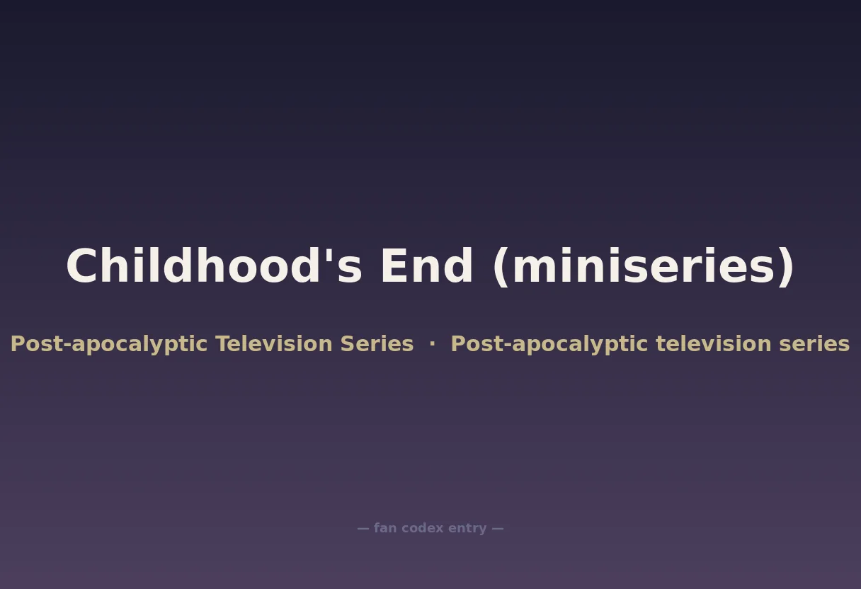 Childhood's End (miniseries)