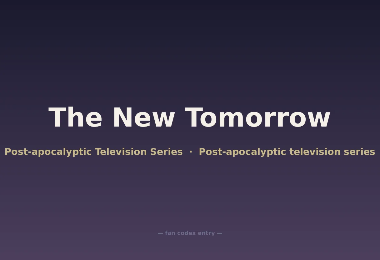 The New Tomorrow