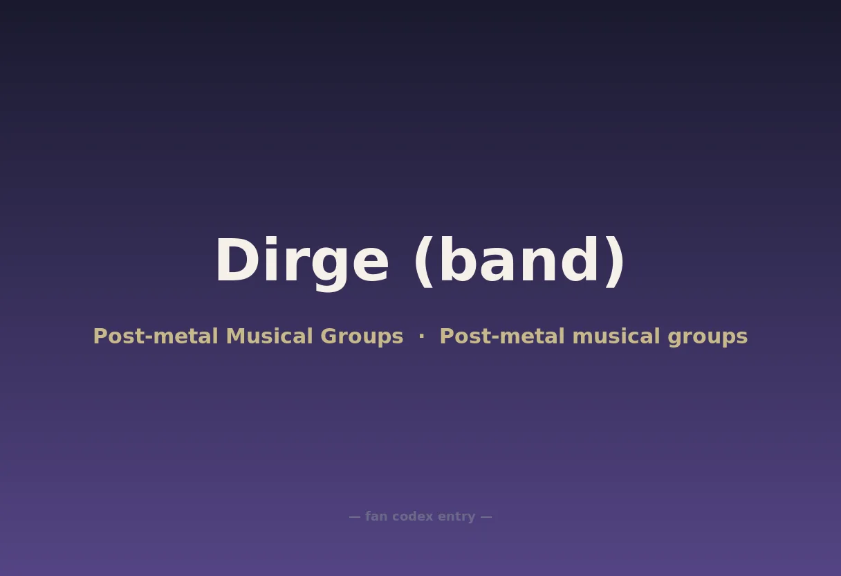 Dirge (band)