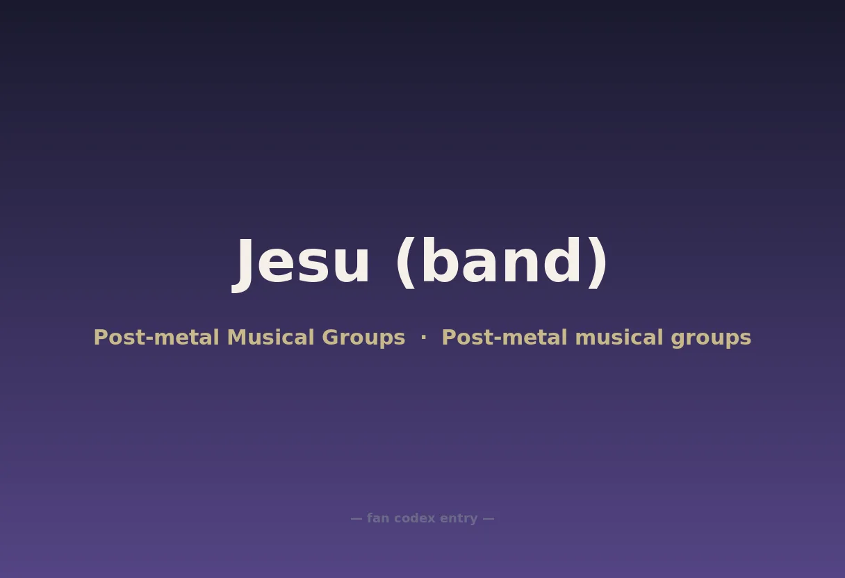 Jesu (band)