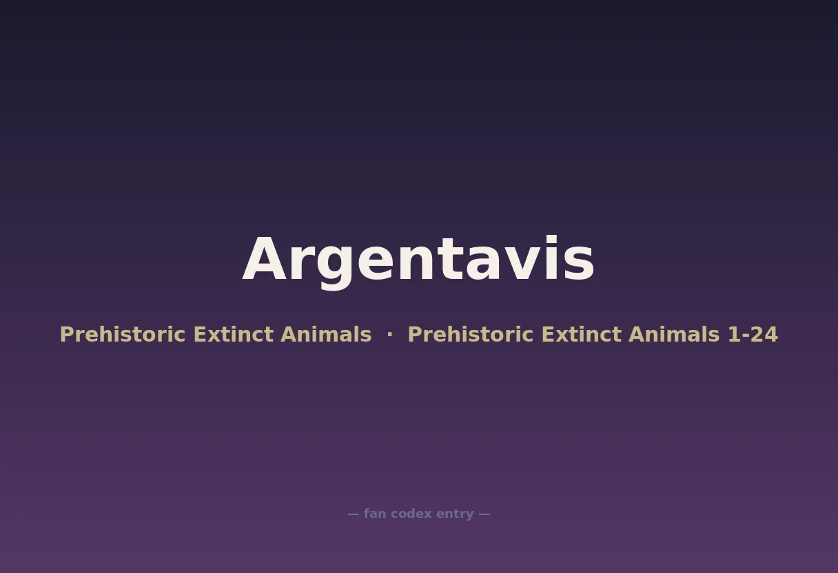 Argentavis