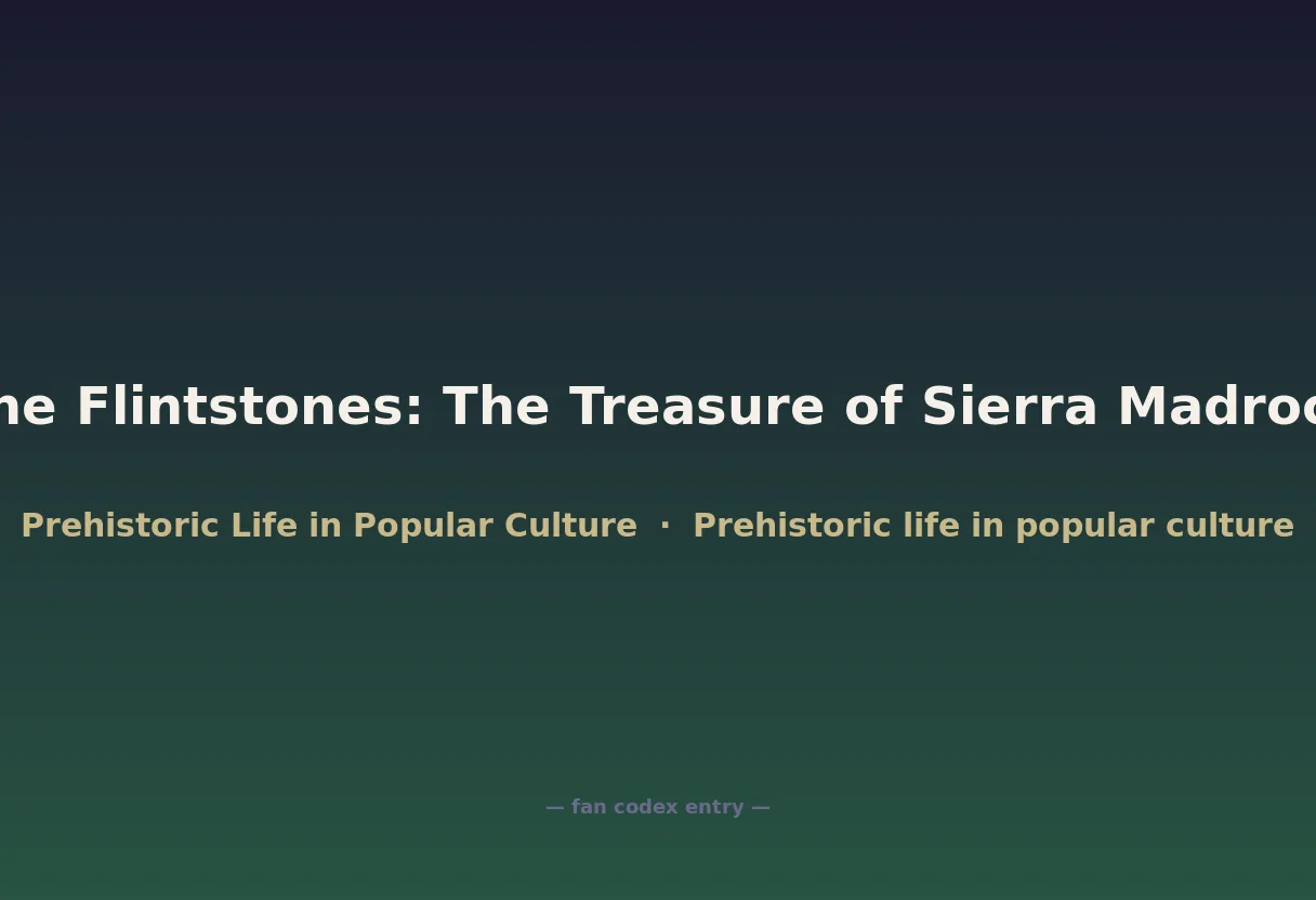 The Flintstones: The Treasure of Sierra Madrock