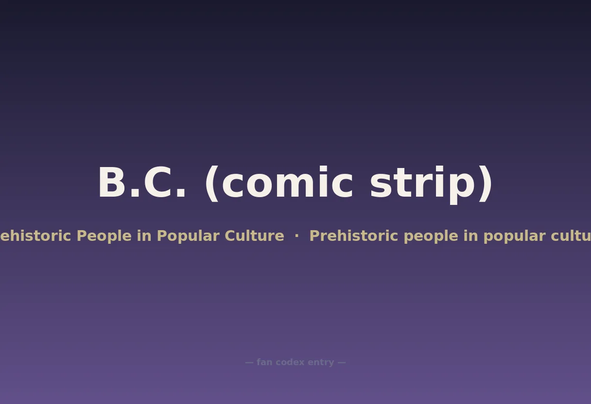 B.C. (comic strip)