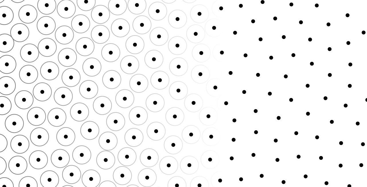 Poisson disk sampling