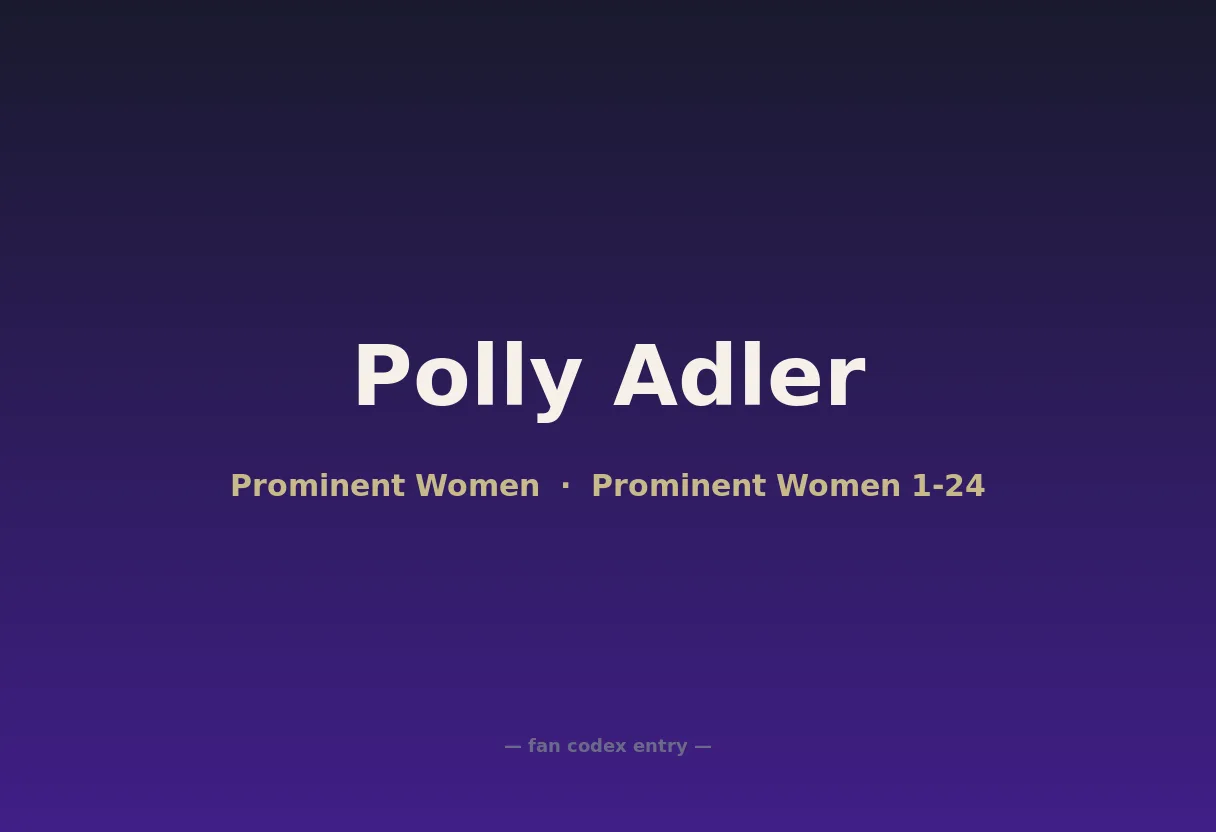Polly Adler
