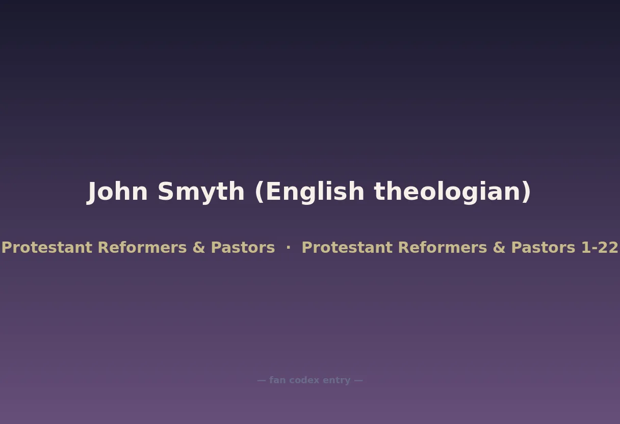 John Smyth (English theologian)