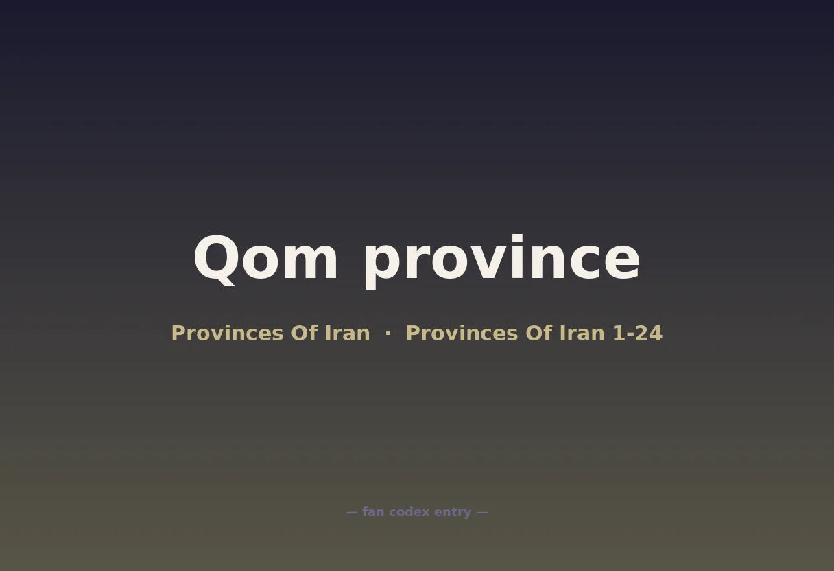 Qom province