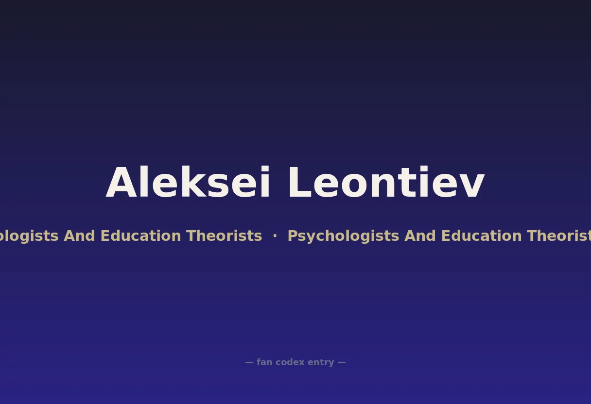 Aleksei Leontiev