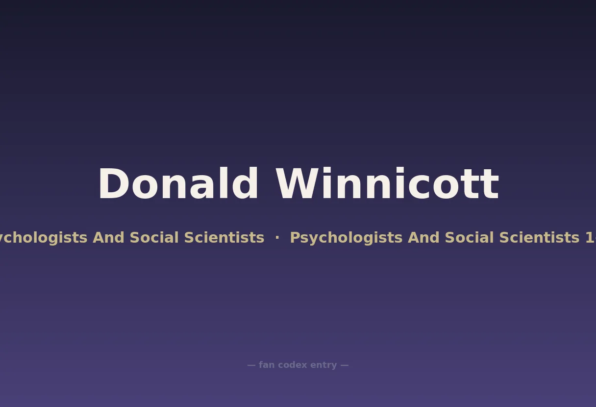 Donald Winnicott