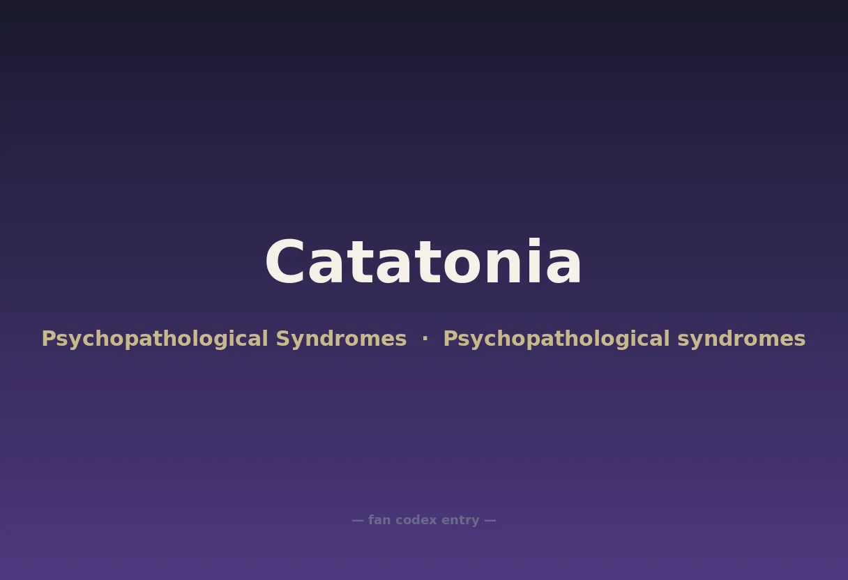 Catatonia