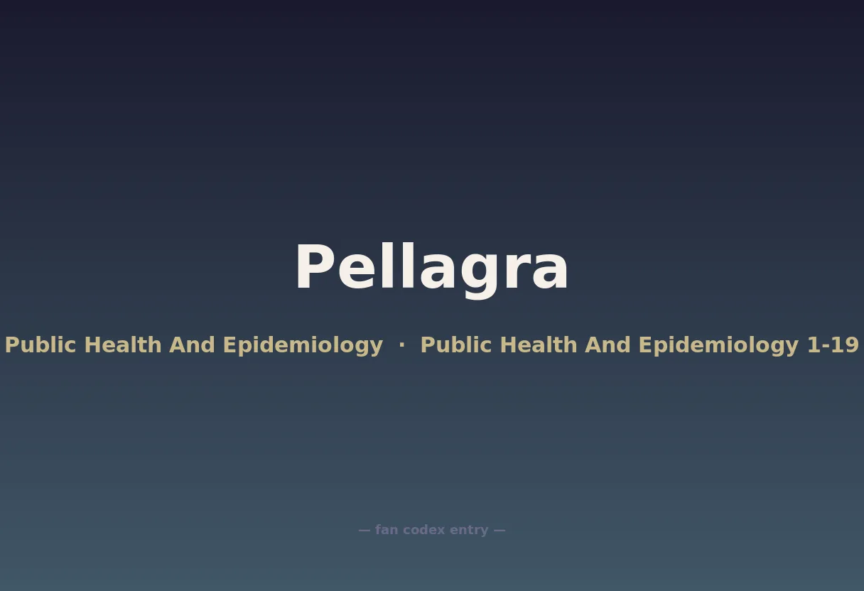 Pellagra