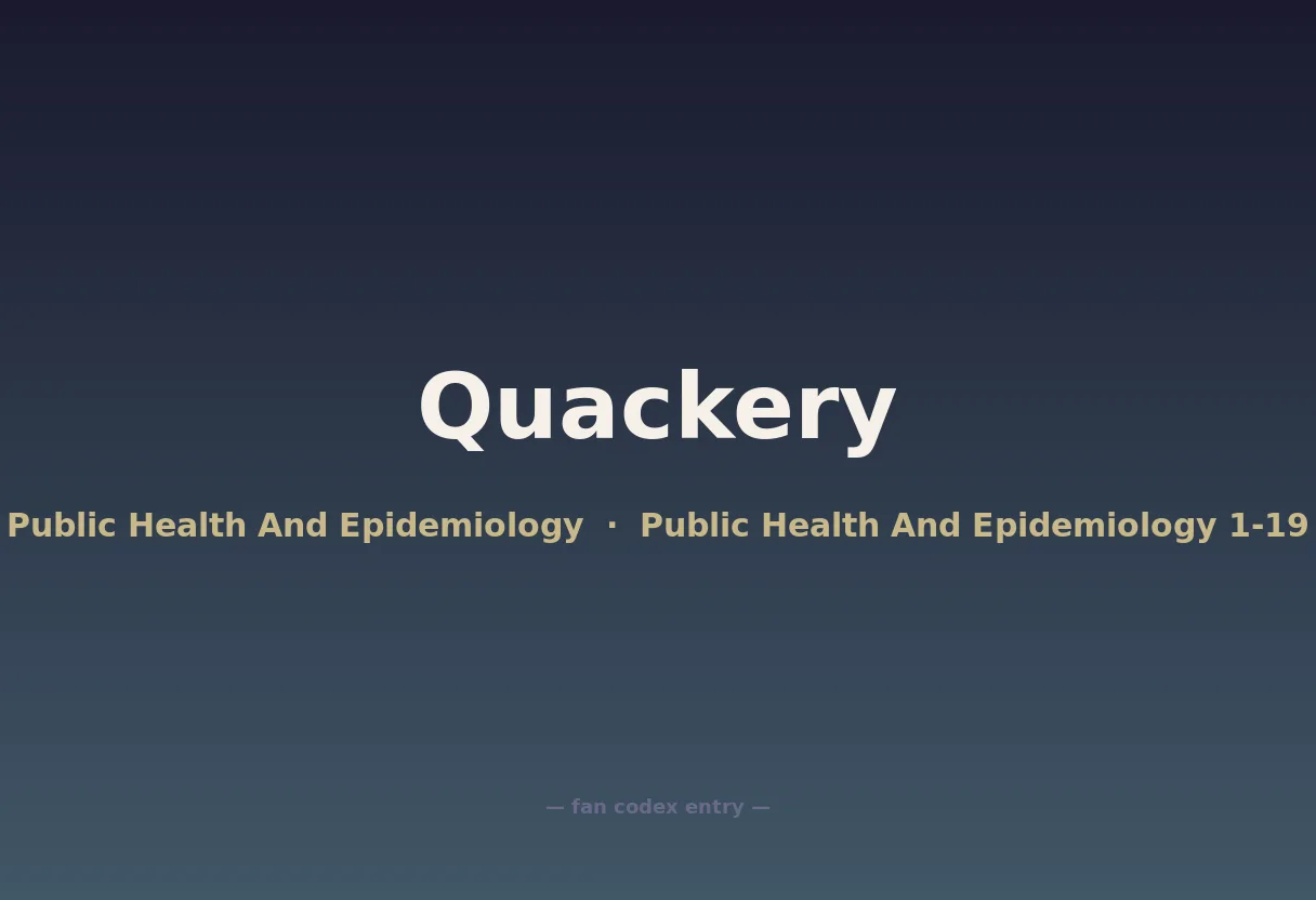 Quackery