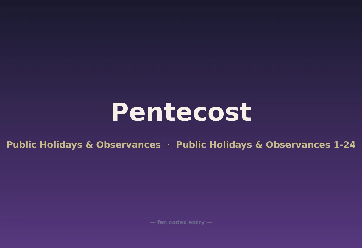 Pentecost