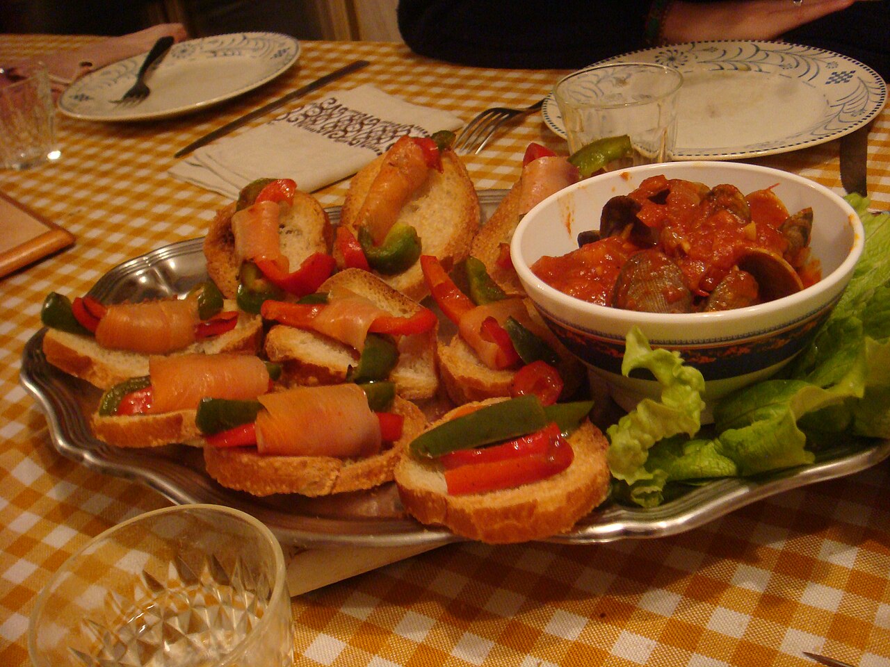 2007, New Year's Eve home cooking in Trégastel 3
