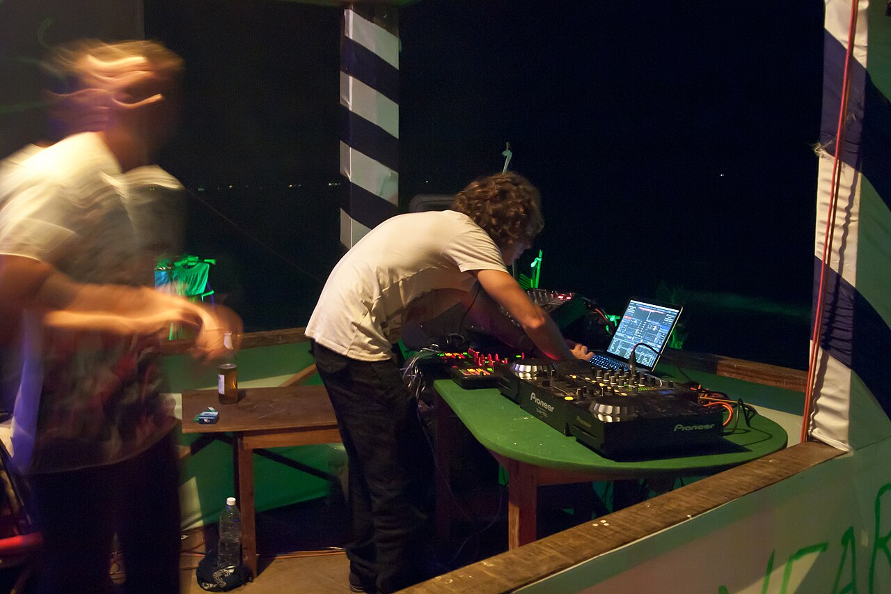 Anjuna Beach, Goa, India, New Year's Eve, DJ party