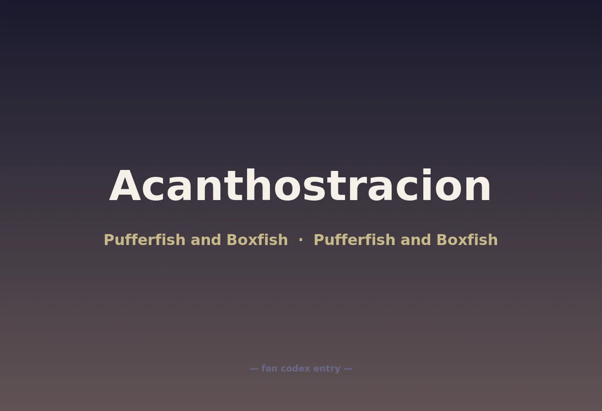 Acanthostracion