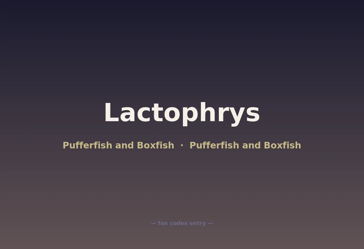Lactophrys
