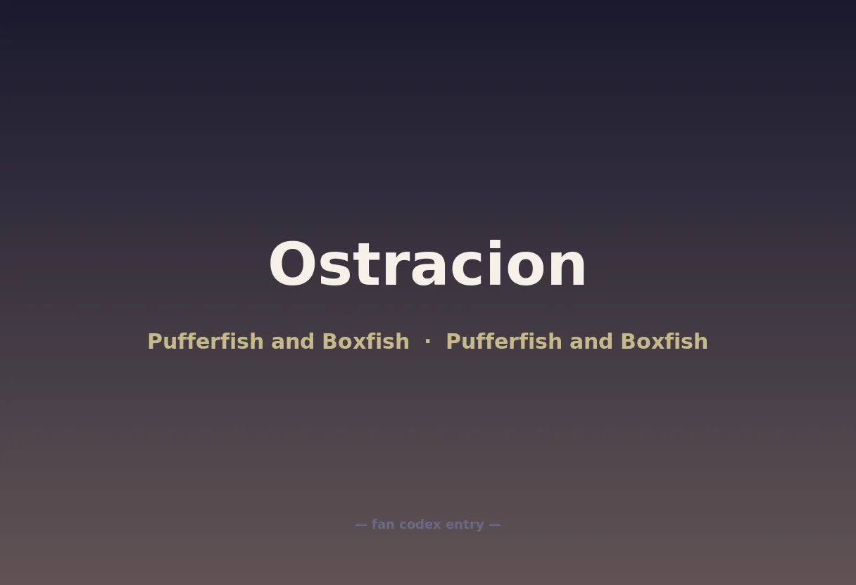 Ostracion