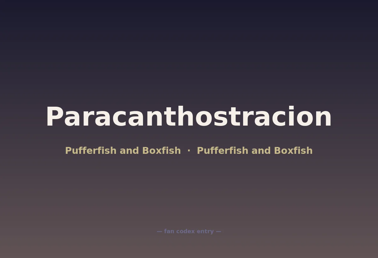 Paracanthostracion