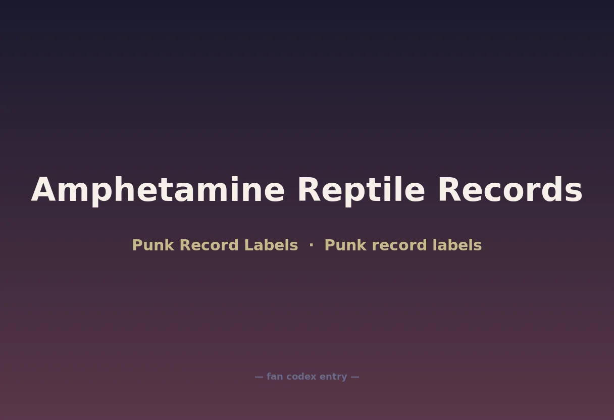 Amphetamine Reptile Records