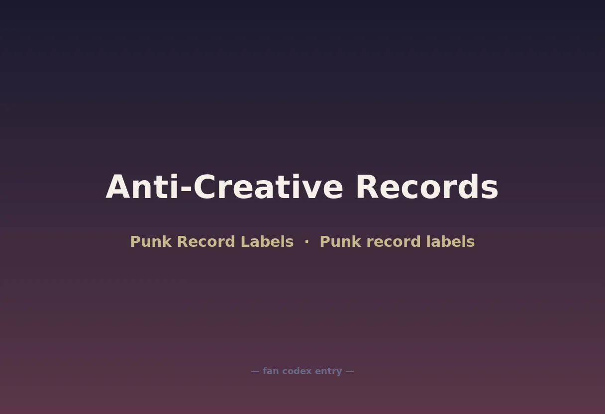 Anti-Creative Records