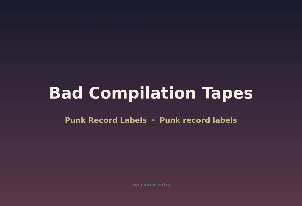 Bad Compilation Tapes